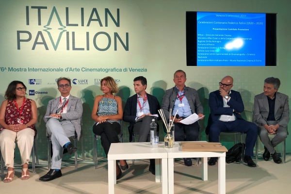 Venezia 2019_presentazione Comitato Fellini 100
