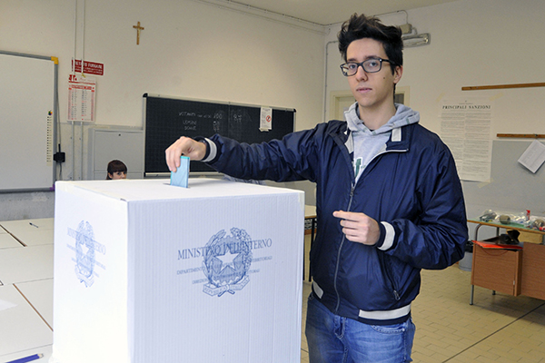 Elezioni regionali 2014 Emilia-Romagna - seggio - elettore