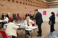 Donini visita Hub vaccinale di Ravenna