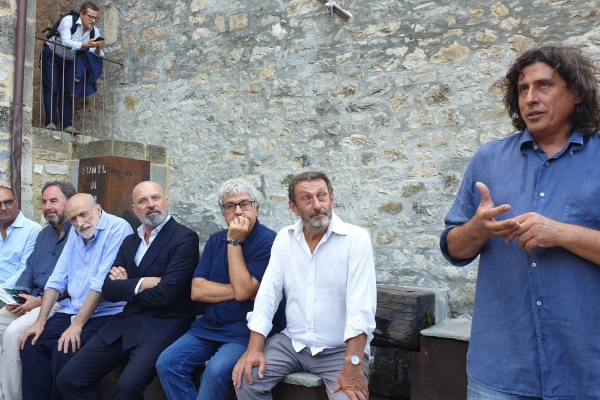 Bonaccini riceve il riconoscimento “Amico della montagna” a Cerignale (Pc) agosto '19