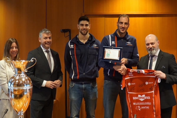 Piacenza volley premiazione