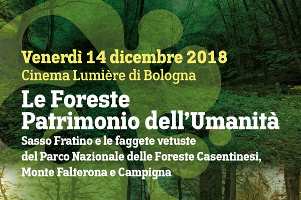 Foreste patrimonio dell'Unesco, 14 dicembre a Bologna