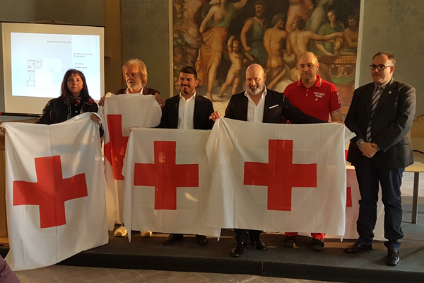 Nuova sede Croce Rossa Italiana a Scandiano (maggio 2018) Bonaccini