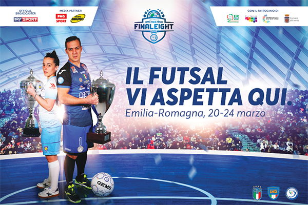 Manifesto del Futsal in ER 20-24 marzo