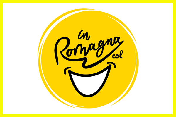 Logo campagna In Romagna con il sorriso giugno 2020
