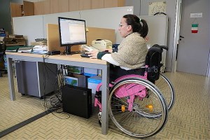 Disabili, lavoro, donna