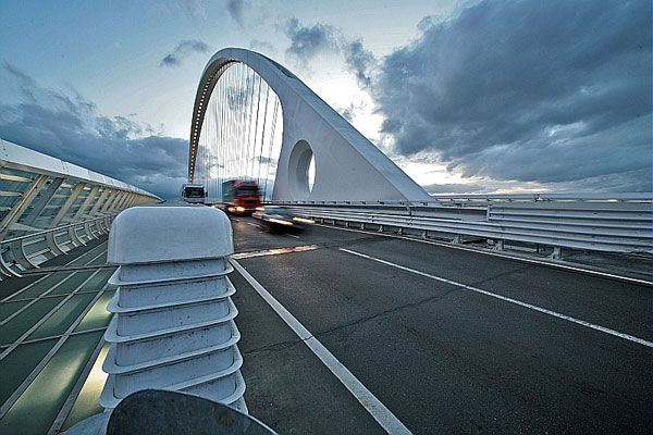 Infrastrutture, autostrada, ponte Calatrava