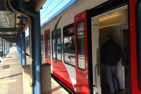 Treno ETR 350 linea Portomaggiore- esterno