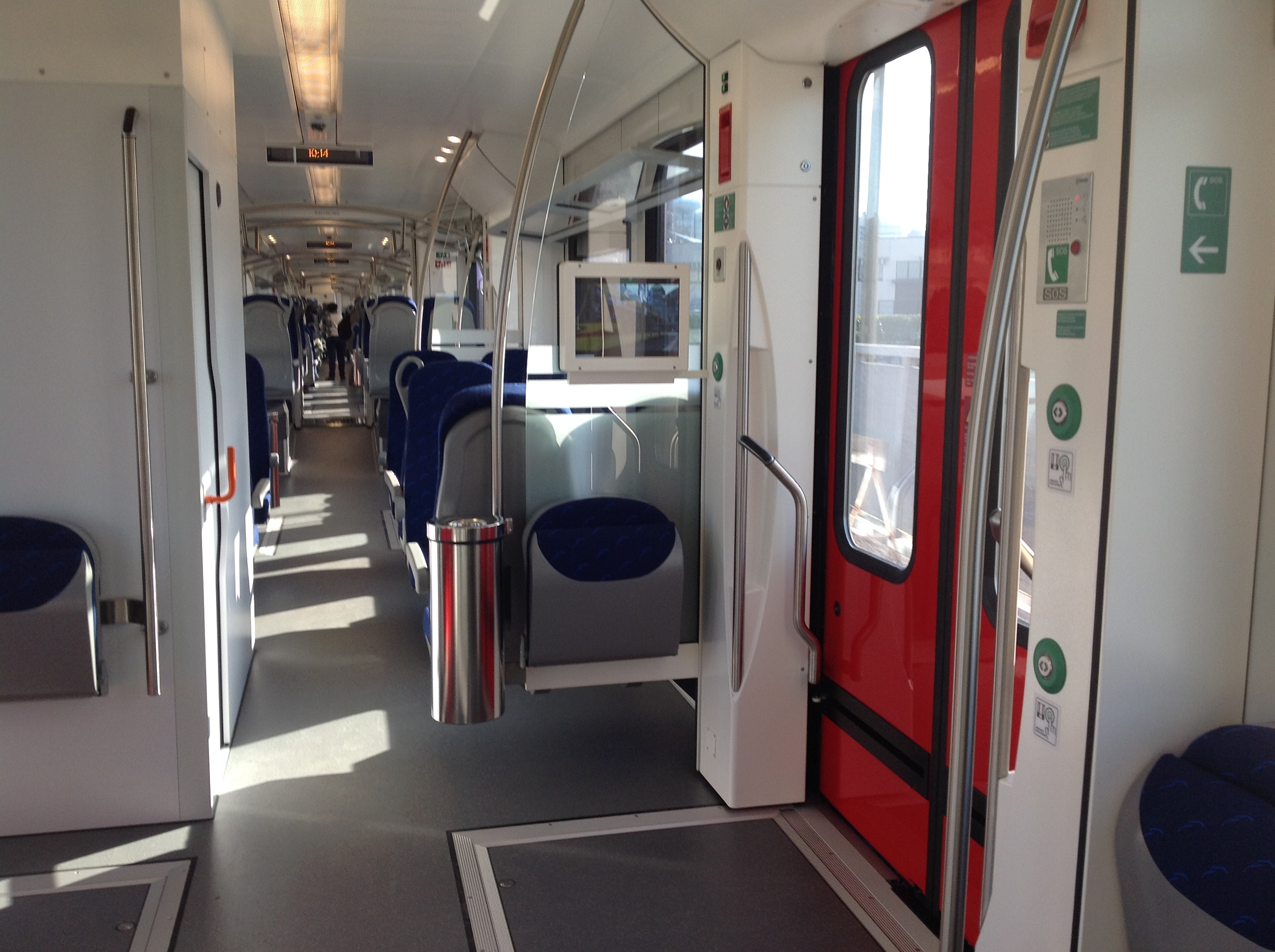Treno ETR 350 linea Portomaggiore- interno
