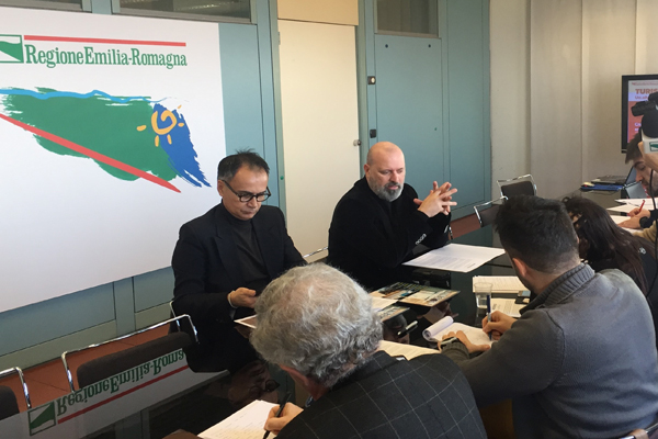 Bonaccini e Corsini, conferenza stampa Turismo