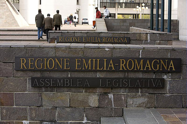 Sede Regione, l'ingresso dell'Assemblea legislativa