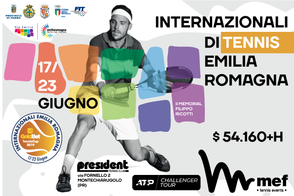 Tennis internazionali Parma 2019 locandina