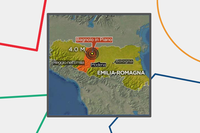 Sisma terremoto Reggio Emilia febbraio 2022