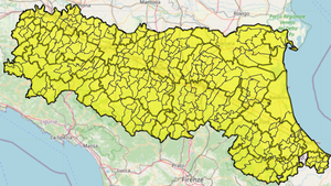 Venerdì 2 giugno allerta gialla in Emilia-Romagna