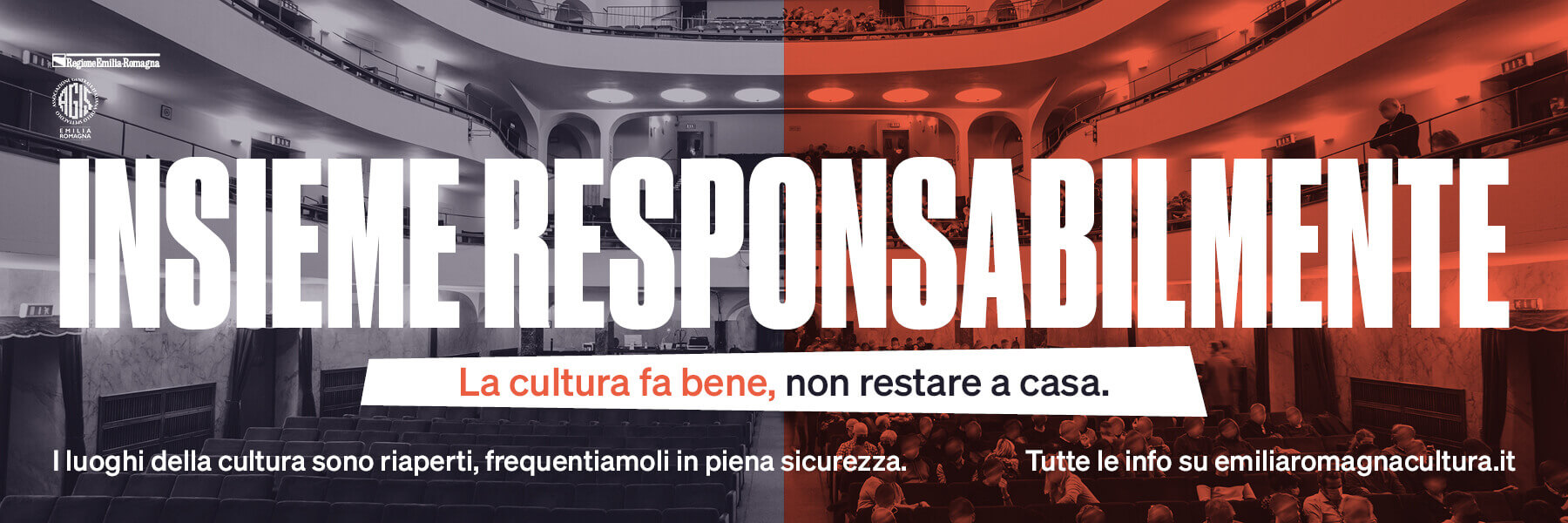 banner della campagna con lo slogan "insieme responsabilmente"