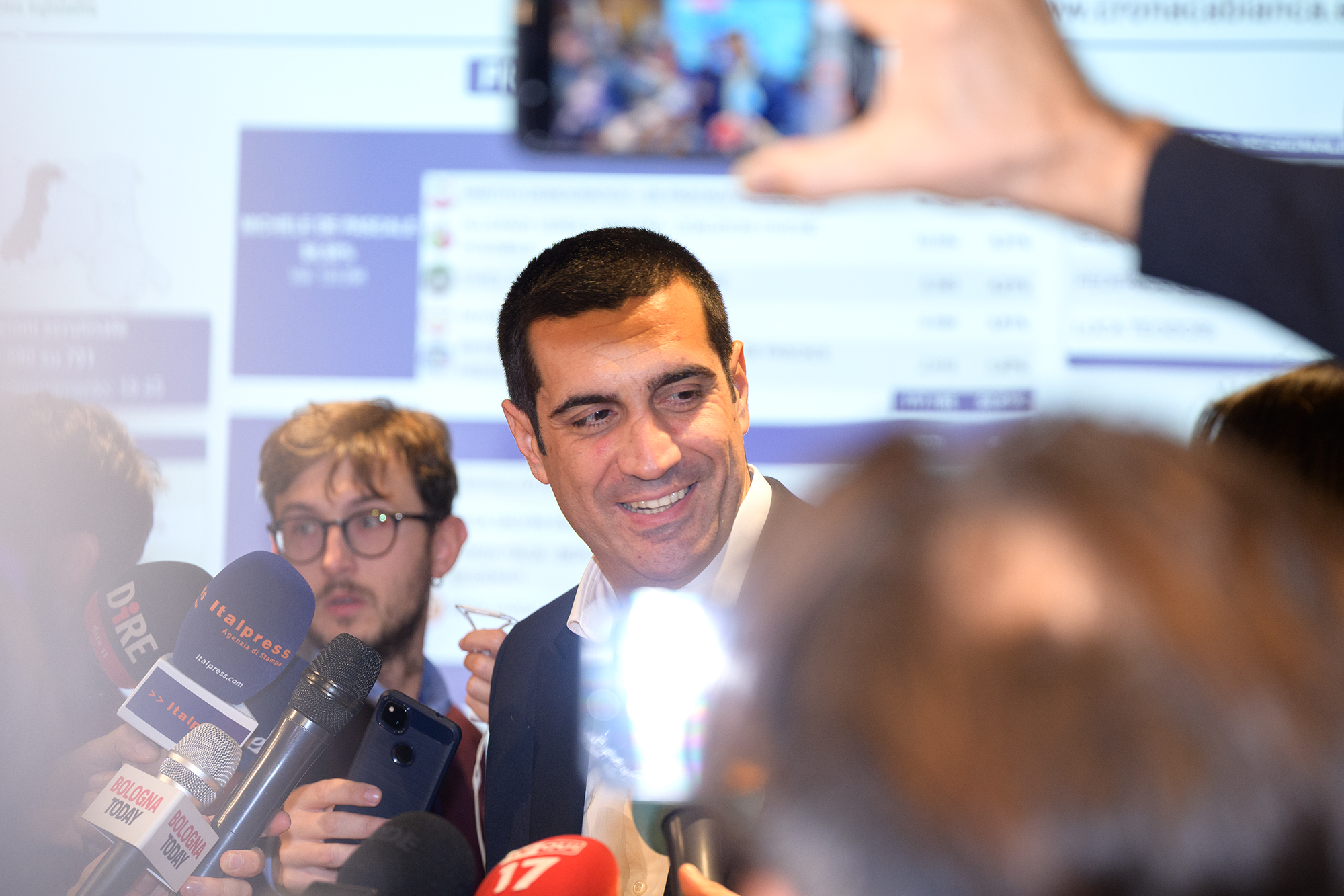 L'incontro con la stampa in Regione