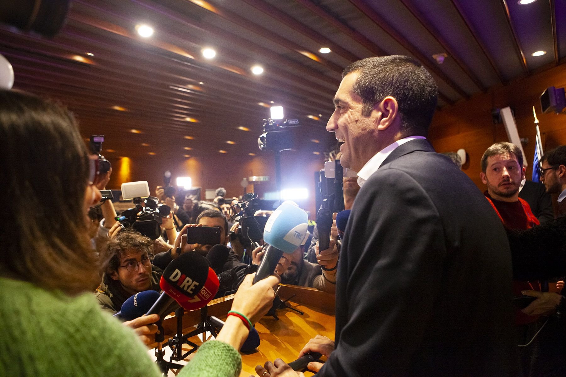 L'incontro con la stampa in Regione