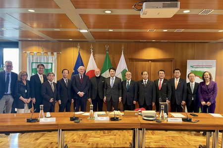 Il presidente Bonaccini ha incontrato il governatore Oigawa, della Prefettura di Ibaraki (Giappone)