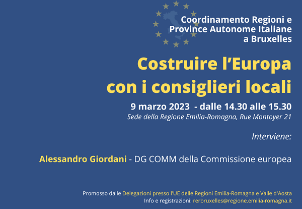 Costruire l'Europa con i Consiglieri locali