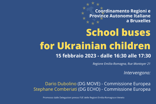 Scuolabus per i bambini dell'Ucraina