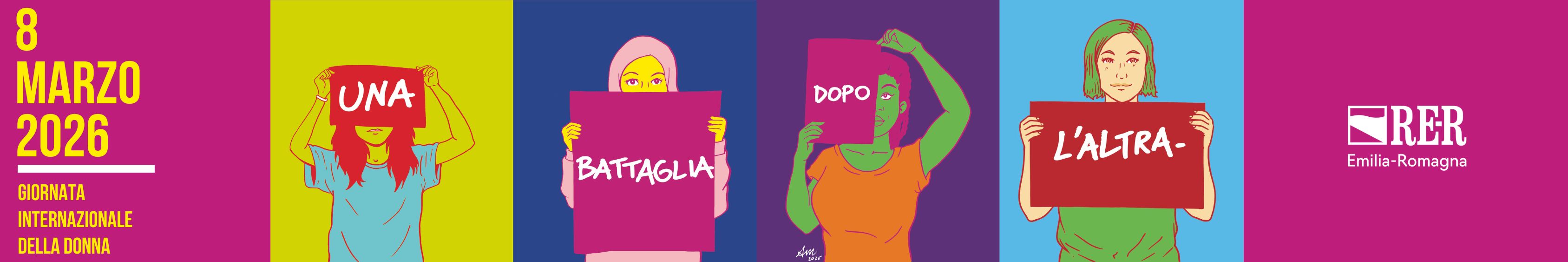 Campagna di comunicazione per l'8 marzo