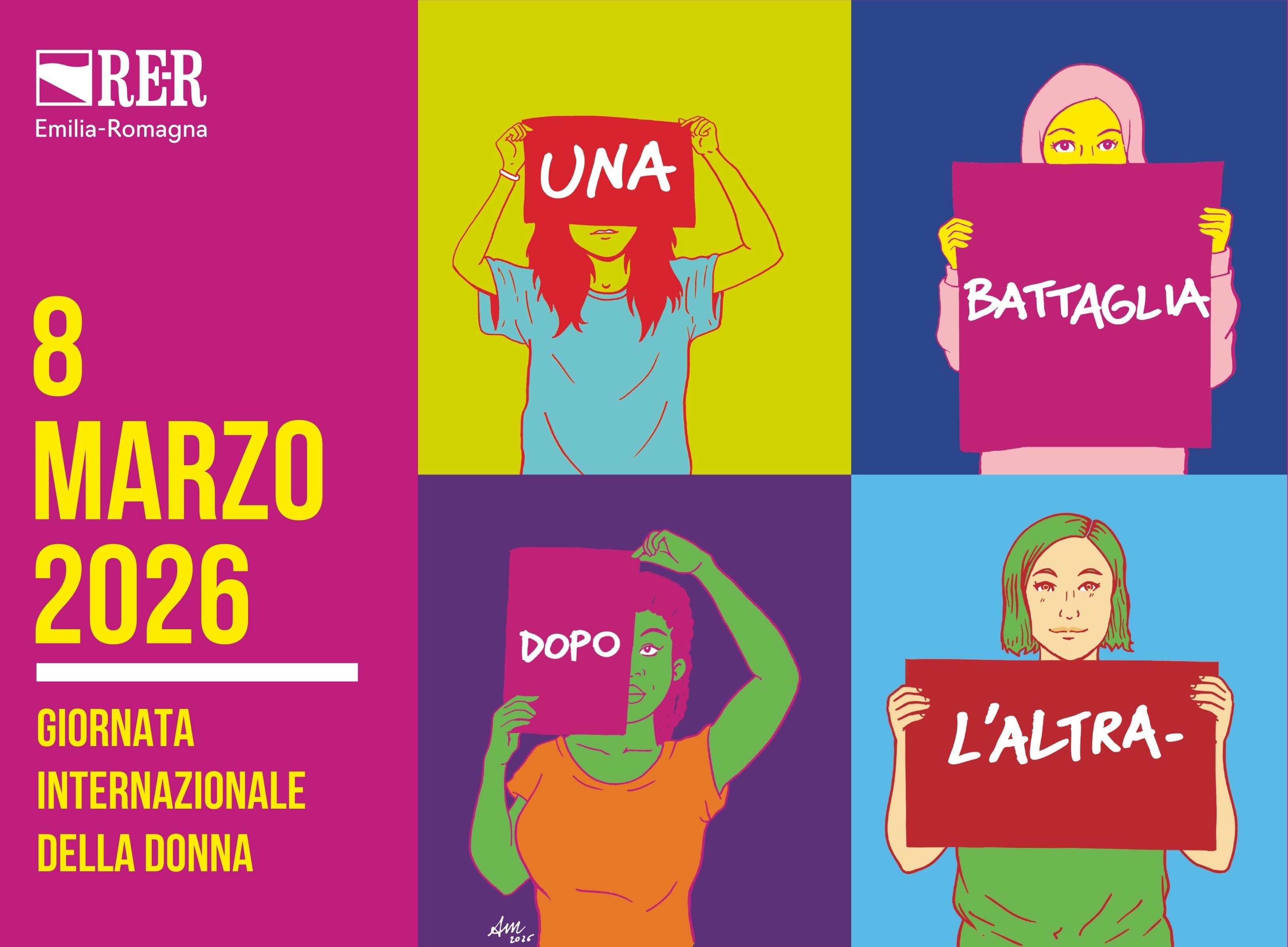 Campagna di comunicazione per l'8 marzo