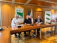 Alluvione, il presidente Bonaccini incontra in Regione il ministro per lo Sport e i Giovani, Abodi