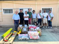 Alluvione, la Asd Bibbiano San Polo (RE) dona alla Asd Meldola 200 palloni e altro materiale in vista della ripresa della stagione