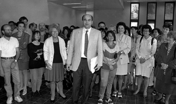 Il saluto di Bersani