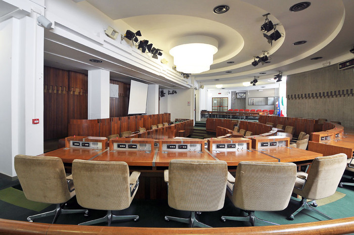 La ex sala consiliare
