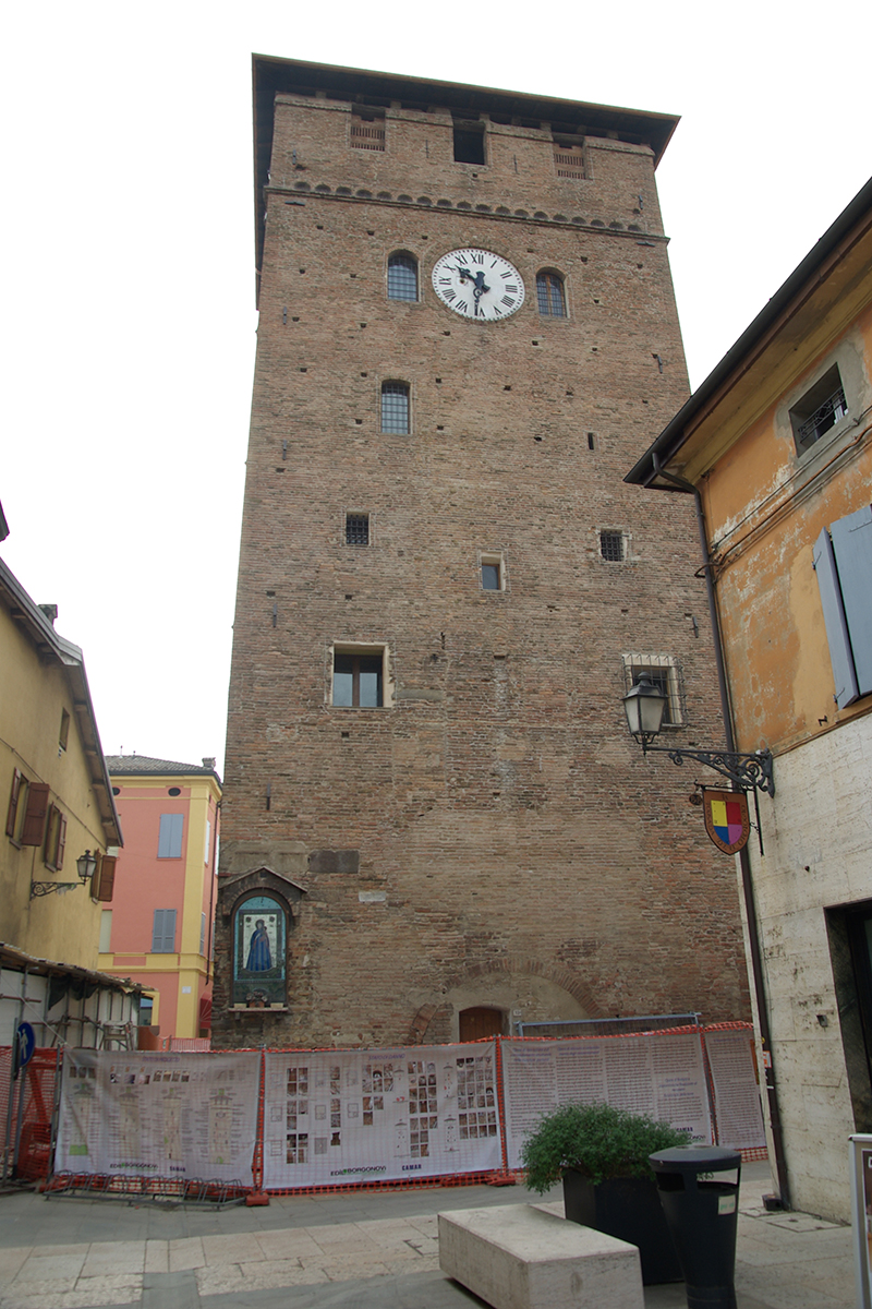 Nonantola. Torre dei modenesi restaurata