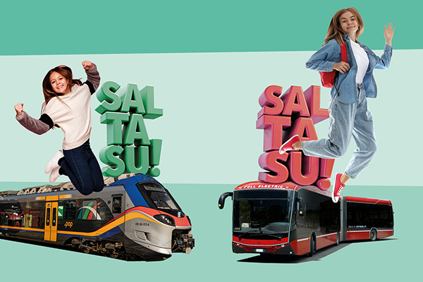 Scopri tutto su Salta Su! l'abbonamento del trasporto pubblico per studenti di scuole elementari, medie e superiori per l'anno scolastico 2026-2027