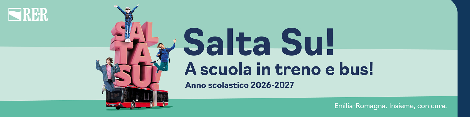 Scopri tutto su Salta Su! l'abbonamento del trasporto pubblico per studenti di scuole elementari, medie e superiori per l'anno scolastico 2026-2027