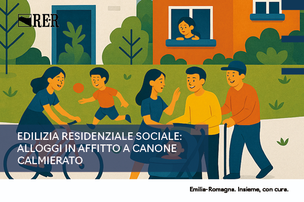 locandina della manifestazione di interesse Edlizia residenziale sociale: alloggi in affitto a canone calmierato