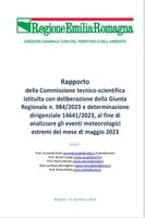 Rapporto della Commissione tecnico-scientifica istituita al fine di analizzare gli eventi meteorologici estremi del mese di maggio 2023