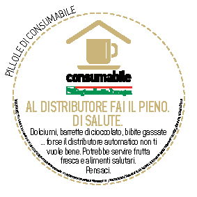 Al distributore fai il pieno. Di salute.Dolciumi, barrette di cioccolato, bibite gassate ... forse il distributore automatico non ti vuole bene. Potrebbe servire frutta fresca e alimenti salutari. Pensaci.