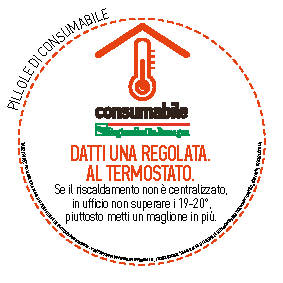 Datti una regolata. 
Al termostato.
Se il riscaldamento non è centralizzato, 
in ufficio non superare i 19-20°, 
piuttosto metti un maglione in più.